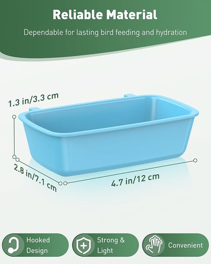Pawfly Hanging Feeder, Food and Water Container, Feeding Dishes Coop Cups - Image 3