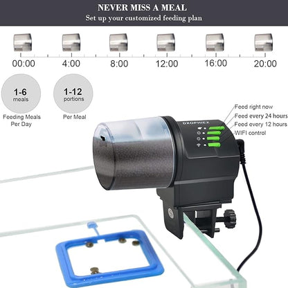 DXOPHIEX WiFi Fish Feeder Automatic Fish Feeder Automatic Dispenser Vacation - Image 5