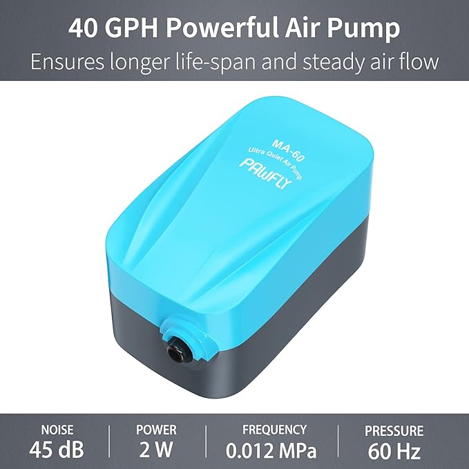 Pawfly Aquarium Compact Air Pump - Image 6