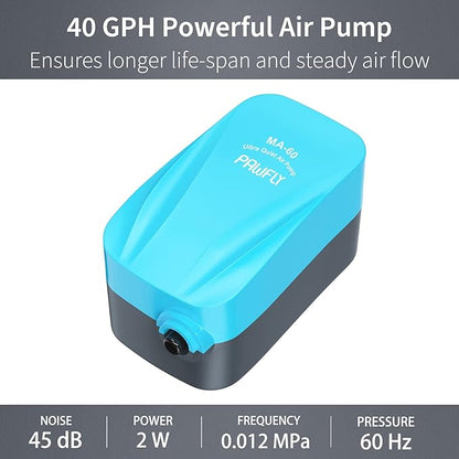 Pawfly Aquarium Compact Air Pump - Image 6
