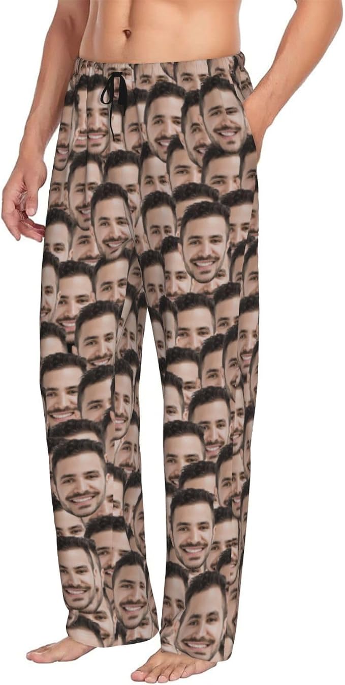 Custom Pajama Pants with Face customized PJ Pants Christmas Valentine gifts - Image 5