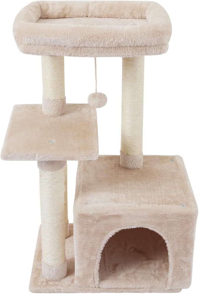 FISH&NAP Cute Cat Tree Kitten Cat Tower - Image 10