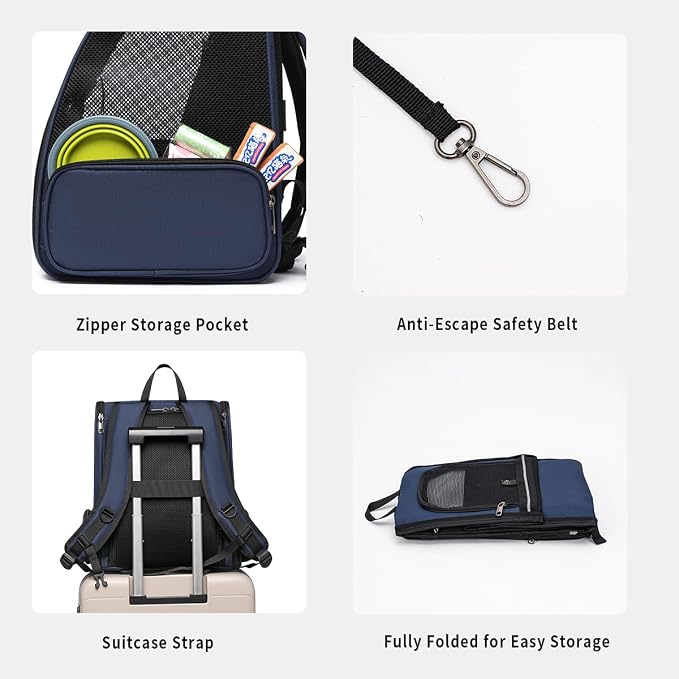Cat Backpack，Expandable Cat Carrier Backpack, Dog Backpack Carrier and Pet - Image 8