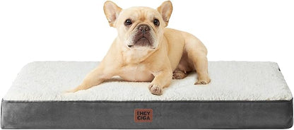 EHEYCIGA Orthopedic Dog Beds, Egg Crate Dog Bed Pet Mat by EHEYCIGA