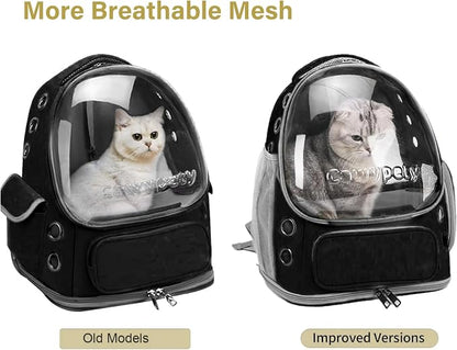 Cat Backpack Carrier, Breathable Cat Carrier Large Space Bubble Pet Backpack - Image 3