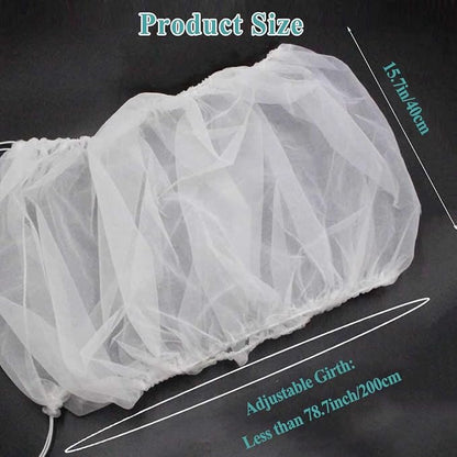 ASOCEA Bird Cage Seed Cather, Universal Adjustable Birdcage Cover Skirt Nylon - Image 2