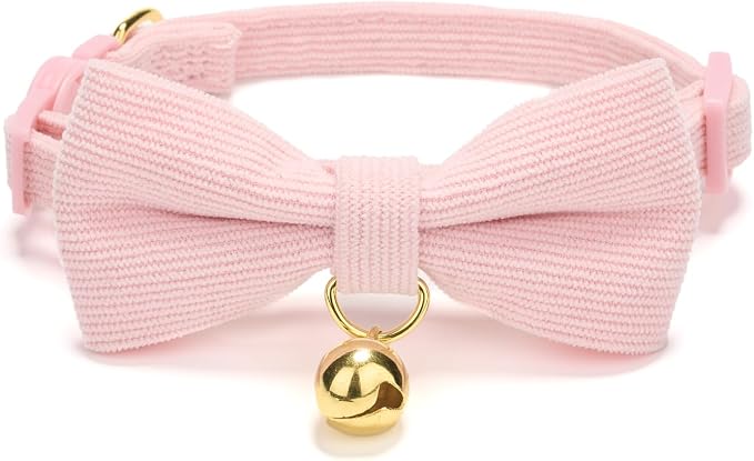 2 Pack Soft Corduroy Cat Collars - Image 2