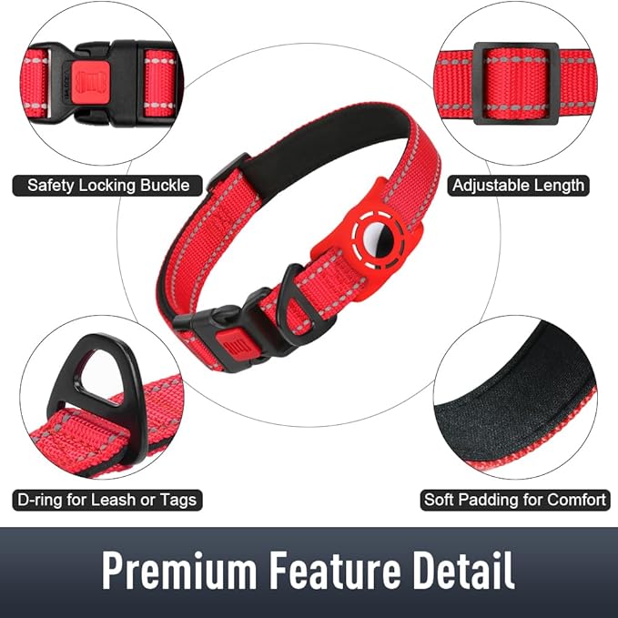 Airtag Dog Collar with AirTag Holder - Image 5
