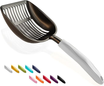 WePet Cat Litter Scoop, Non-Stick Plated Aluminum Alloy Sifter, Kitty Durable by WePet