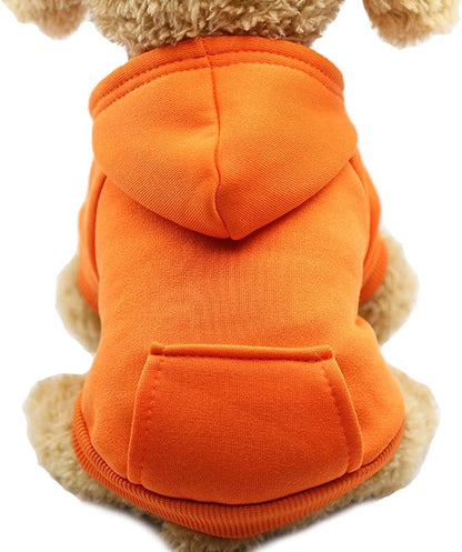 Jecikelon Winter Dog Hoodie Sweatshirts by Jecikelon