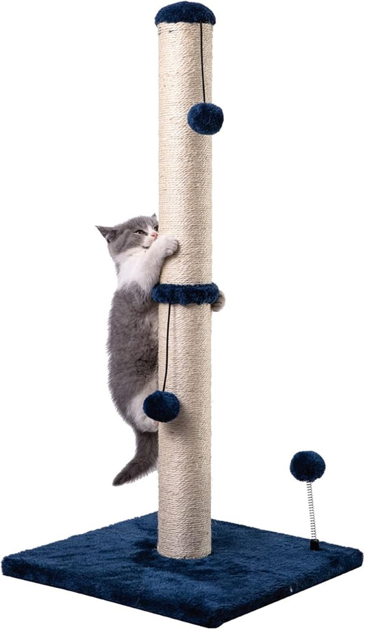MECOOL 34“ Tall Cat Scratching Post Premium Basics Kitten Scratcher Sisal by MECOOL