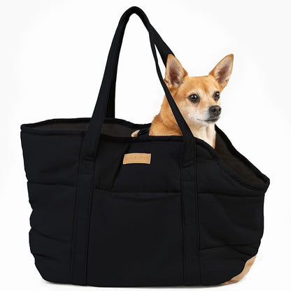 Plush Dog Purse Carrier for Small Dogs, Soft Dog Tote Bag by NoblePup