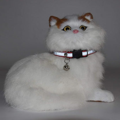 KUDES 3 PCS Breakaway Cat Leather Collars, Reflective Safety Buckle Kitten - Image 4
