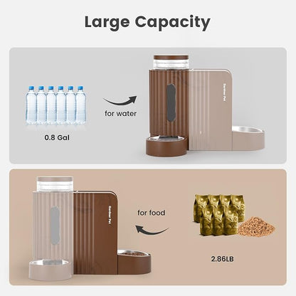 Gardner Pet Gravity Automatic 2-in-1 Pet Feeder, 0.8 Gallons*2 Cat Feeder and - Image 4