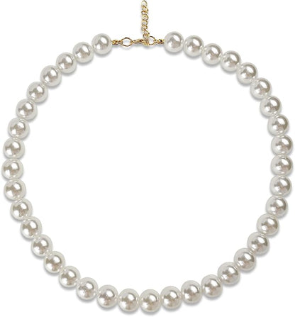 Chunky Pearl Dog Collar Large Breed, Adjustable Dog Necklace, Beaded Dog Collar - Image 7