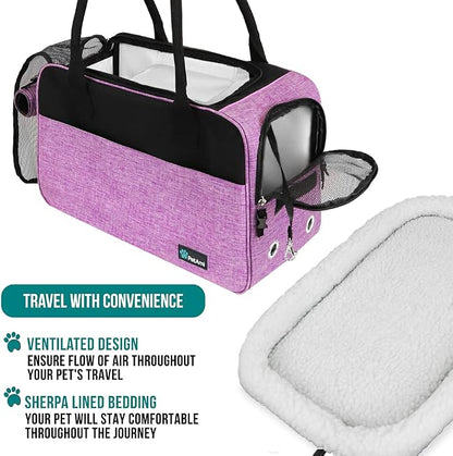 PetAmi Dog Purse Carrier for Small Dogs, Airline Approved Soft Sided Pet Carrier - Image 4