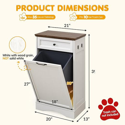 Tilt Out Trash Can Cabinet - Image 2
