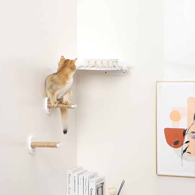 3-in-1 Cat Climbing Wall Steps - Image 9