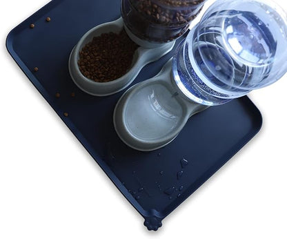 Hoki Found Large Waterproof Silicone Pet Food Mats Tray - Image 5