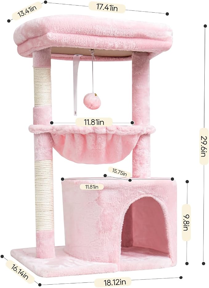 SYANDLVY Small Cat Tree for Indoor Cats, Cat Tower - Image 2