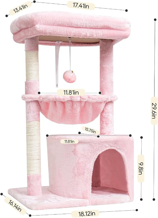 SYANDLVY Small Cat Tree for Indoor Cats, Cat Tower - Image 2