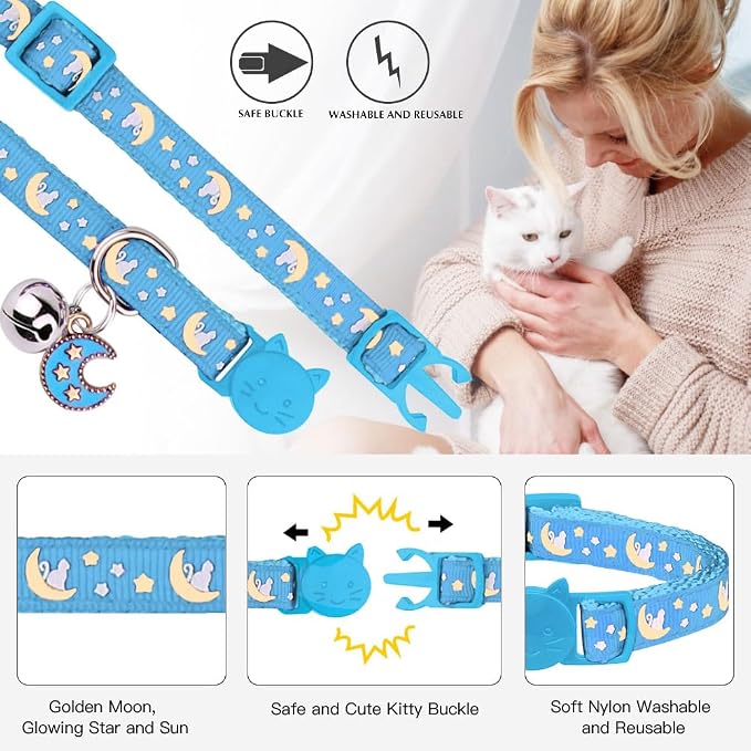2Pcs Breakaway Cats Collars Cat Collars - Image 2