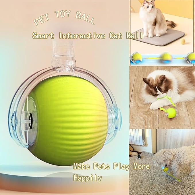 Automatic Interactive Rolling Cats Dog Toys Ball - Image 3