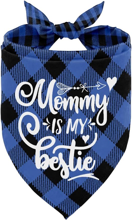 Dog Bandana, My Dad is My Hero, Dogs Scarf Classical Printing, Dogs Scarf by AUII+JO+DESIGN