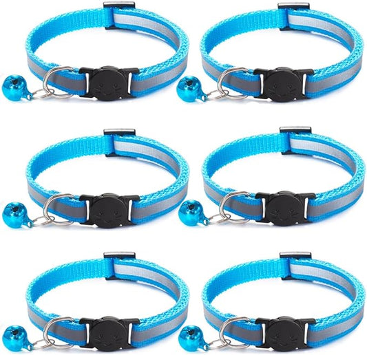 6 Pack Reflective Cat Collar by Jigichu