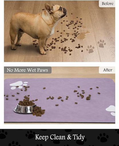 Pet Feeding Mat-Absorbent Dog Mat - Image 3