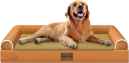 Large Dog Bed Orthopedic Washable: Beds Bolster XL Bed Big XLarge Dogs Egg by Nanuya