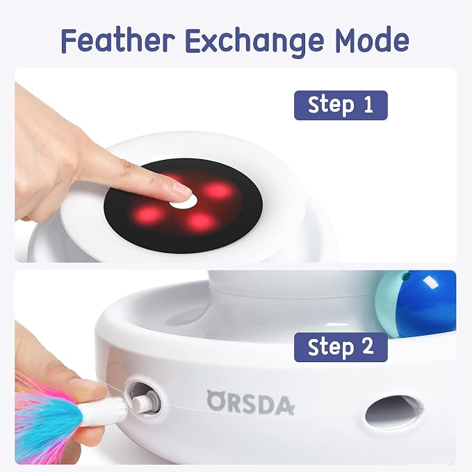 ORSDA Cat Toys, 2-in-1 Interactive Cat Toys - Image 7