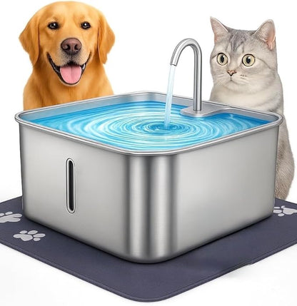 RMH 7L Stainless Steel Dog & Cat Water Fountain by Unknown