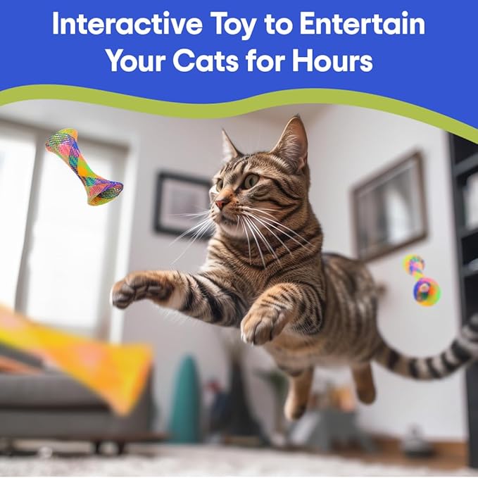SPOT Kitty Fun Tubes Cat Toy | Bouncy Cat Toy - Image 7