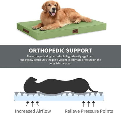 Outdoor Dog Bed for Small Dogs, Waterproof Dog Crate Bed for Medium Dogs Cats - Image 3