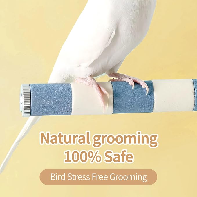 AOTU Bird Perch Natural Sandstone Parrot Perch Bird Perches - Image 5