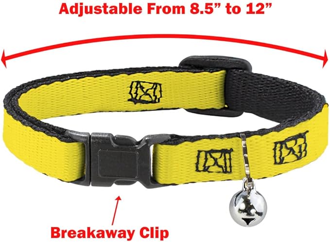 Cat Collar Breakaway Space Dust Collage 8 to 12 Inches 0.5 Inch Wide - Image 3