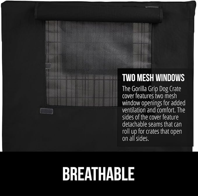 GORILLA GRIP Dog Crate Covers Compatible - Image 4