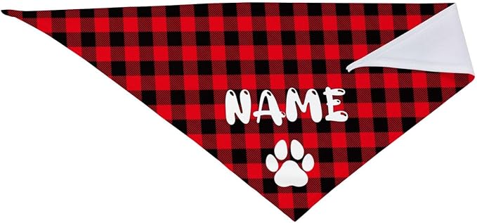 Custom Dog Bandana Add Your Text Photo Name Personalized Neckwear Bandanas Soft - Image 5