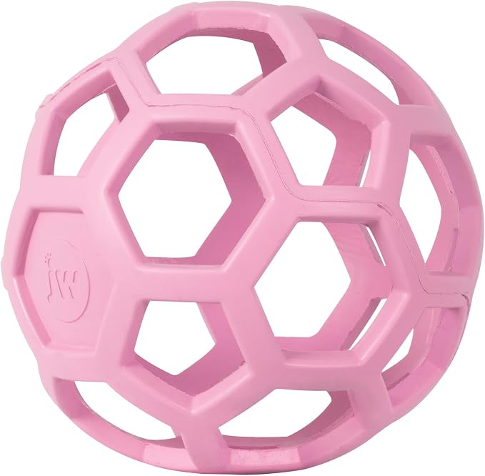JW Pet HOL-ee Roller™, Dog Toy Puzzle Ball, Natural Rubber - Image 2