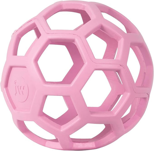 JW Pet HOL-ee Roller™, Dog Toy Puzzle Ball, Natural Rubber - Image 2