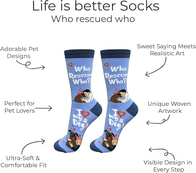 E&S Pets Pet Lover Socks - Image 2