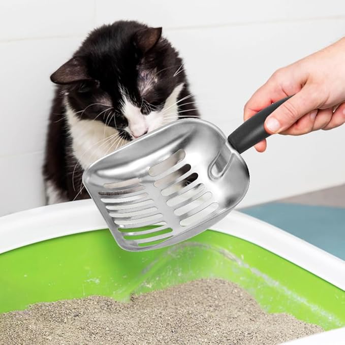 Cat Litter Scoop -Metal Cat Litter Scoop-Sturdy Mesh Scooper - Image 7