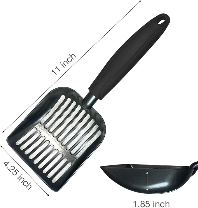 Cat Litter Scoop, Kitty Metal Scooper, Aluminum Alloy Sifter, Kitten Pooper - Image 6