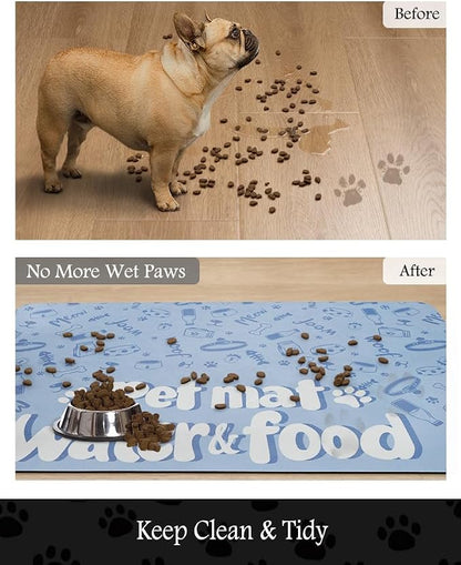 Pet Feeding Mat-Absorbent Dog Mat - Image 3