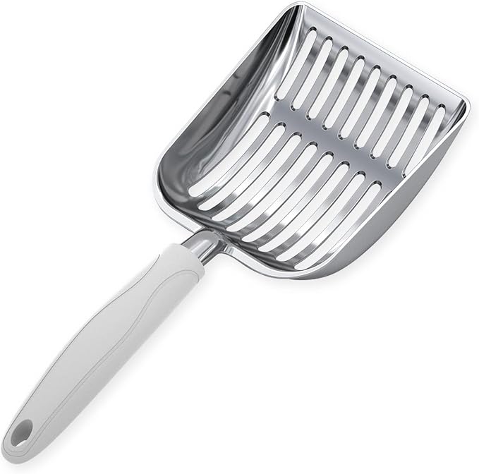 WePet Cat Litter Scoop, Aluminum Alloy Sifter, Kitty Metal Scooper, Deep Shovel by WePet