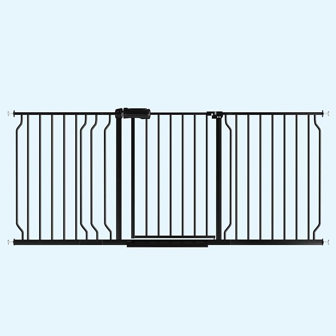 WAOWAO Baby Gate 62.20-71.26" Extra Wide Pressure Mounted Walk Through Swing - Image 7