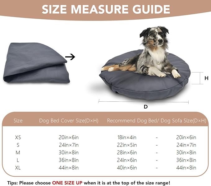 Dog Bed Cover Waterproof Replacement Machine Washable Covers - Image 4