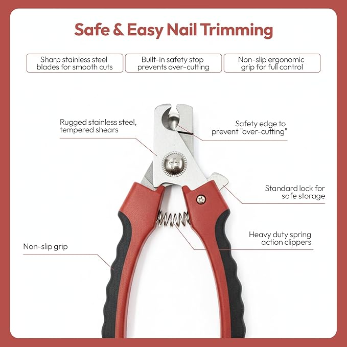 PW Pet Grooming Tools for Dogs & Cats- Safe On Skin Easy To Use Dog Grooming Kit - Image 3
