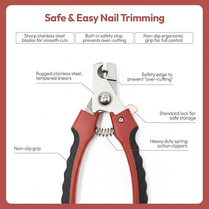 PW Pet Grooming Tools for Dogs & Cats- Safe On Skin Easy To Use Dog Grooming Kit - Image 3